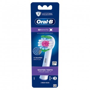 Oral-B 3D White Electric Toothbrush Andra borsthuvuden Vita | SE_OB40220