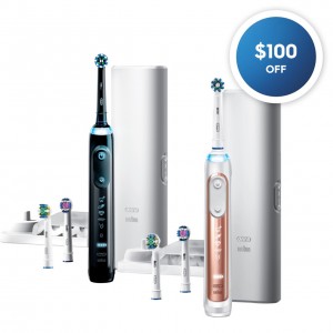 Oral-B Genius 7500 Rechargeable Genius-serien Svarta Rosa Guld | SE_OB49182