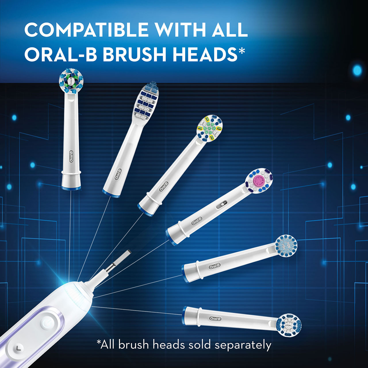 Oral-B Genius 7500 Rechargeable Genius-serien Lila | SE_OB66084