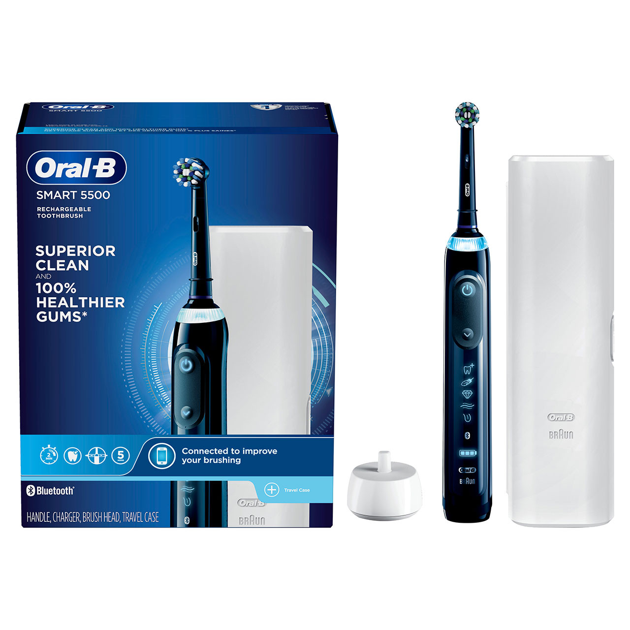 Oral-B Smart 5500 with Bluetooth Smart serie Blå | SE_OB58032