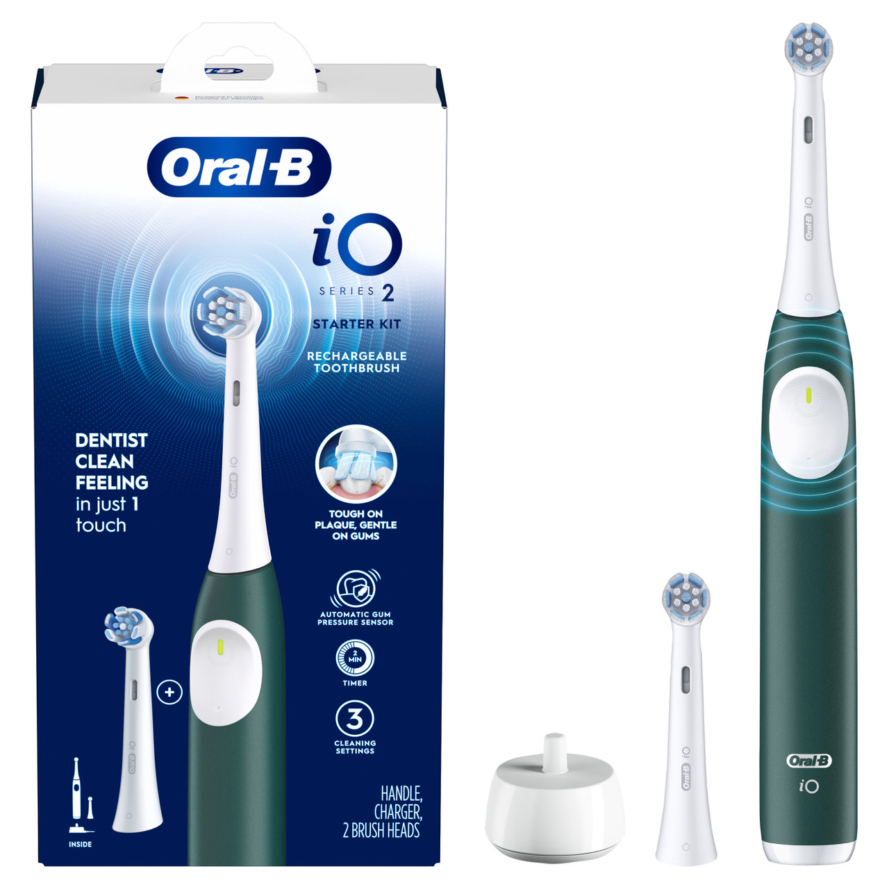 Oral-B iO Series 2 Rechargeable iO-serien Gröna | SE_OB74194