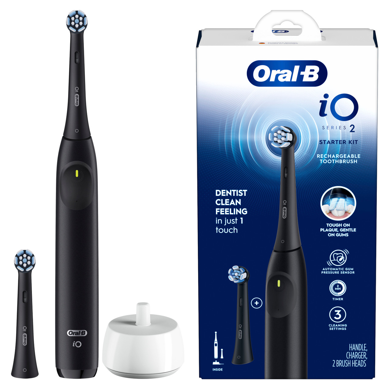 Oral-B iO Series 2 Rechargeable iO-serien Svarta | SE_OB61953