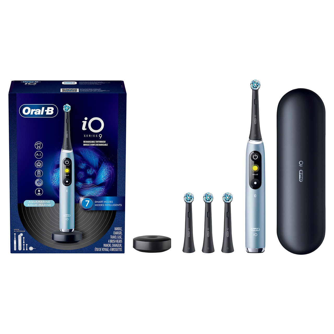 Oral-B iO Series 9 Rechargeable iO-serien Blå | SE_OB58089